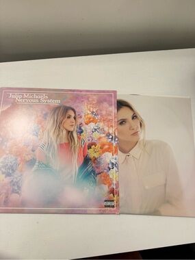 Julia Michaels "Nervous System" Vinyl Album - Pastel Floral Cover